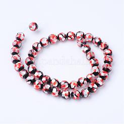 Handmade Silver Foil Glass Beads&nbsp;FOIL-T002-M