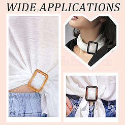 20Pcs 5 Colors Rectangle Resin Buckle Clasps&nbsp;FIND-GF0004-56