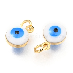 Brass Enamel Beads&nbsp;X-KK-B024-02G-I