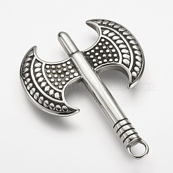 304 Stainless Steel Big Pendants&nbsp;STAS-P169-37AS
