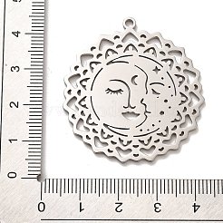Non-Tarnish 304 Stainless Steel Pendants&nbsp;STAS-B054-09P