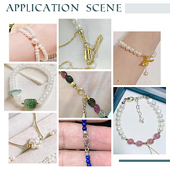 60Pcs Brass Crimp Beads&nbsp;KK-AR0003-26
