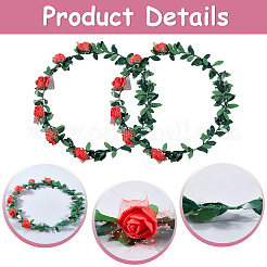 Foam Flower Headbands&nbsp;OHAR-GF0001-34