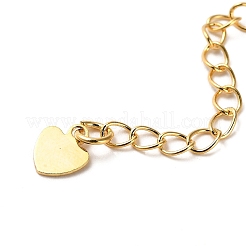 Rack Plating Brass Curb Chain Extender&nbsp;KK-Q807-09G