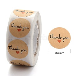 1 Inch Thank You Stickers&nbsp;X-DIY-WH0156-87D