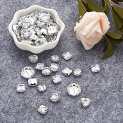 Acrylic Rhinestone Buttons&nbsp;BUTT-PJ0001-01