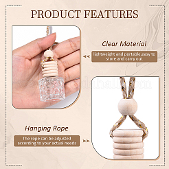 15Pcs Column Glass Empty Refillable Car Perfume Bottle&nbsp;AJEW-YW0001-57