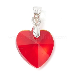 Mixed Color Glass Pendants&nbsp;PALLOY-JF02423-01