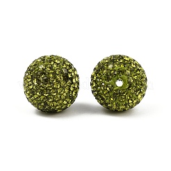 Grade A Rhinestone Pave Disco Ball Beads&nbsp;RB-Q105-3