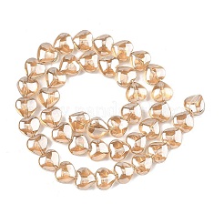 Electroplated Glass Beads Strand&nbsp;EGLA-A045-01
