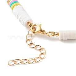 Polymer Clay Heishi Beaded Necklaces&nbsp;X-NJEW-JN03504-05