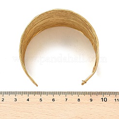 304 Stainless Steel Cuff Bangles for Women&nbsp;BJEW-Z096-02G