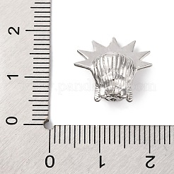 Rack Plating Brass with Cubic Zirconia Beads&nbsp;KK-S406-13P