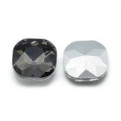 Pointed Back Glass Rhinestone Cabochons&nbsp;RGLA-T032-10x10mm-07