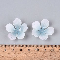 Flower Acrylic Bead Caps&nbsp;X-SACR-T017-51E