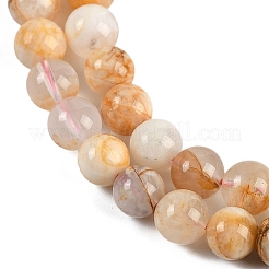 Natural Cherry Blossom Agate Beads Strands&nbsp;G-H062-A02-01