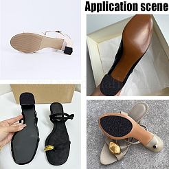 2Pairs Square Rubber Anti-slip Stickers for Shoe Soles&nbsp;AJEW-CY0002-56