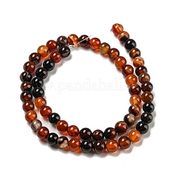 Natural Agate Bead Strands&nbsp;G-R173-6mm-05