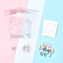 DIY Translucent Plastic Pill Capsule & Brass Dangle Earrings Making Kits&nbsp;DIY-FS0007-13