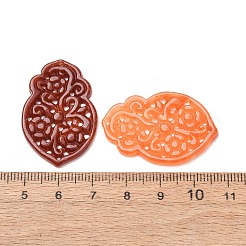 Dyed Natural Quartz Carved Pendants&nbsp;GG-CBA0022-13