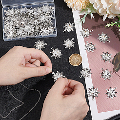 70Pcs Tibetan Style Alloy Sun Pendants&nbsp;FIND-UN0004-26