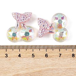 Transparent Epoxy Resin Fruit Cherry Decoden Cabochons&nbsp;CRES-M034-08A