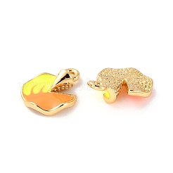 Brass Enamel Pendants&nbsp;KK-P207-021G-RS