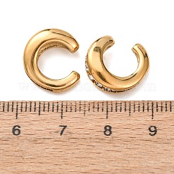 304 Stainless Steel Rhinestone Cuff Earrings for Women&nbsp;EJEW-L315-05G