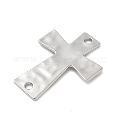 Alloy Textured Religion Cross Links Connector Charms&nbsp;FIND-Z127-01P-03