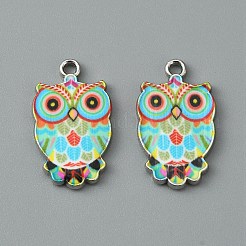Alloy Enamel Pendants&nbsp;ENAM-WH0001-17P
