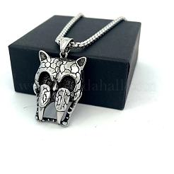 Vintage Punk Animal 304 Stainless Steel Pendant Necklaces&nbsp;KT0388