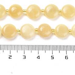 Natural Yellow Jade Beads Strands&nbsp;G-H005-B05-01