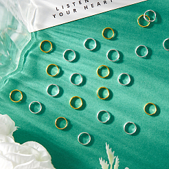 600Pcs 2 Colors Brass Split Rings&nbsp;KK-SP0001-82B