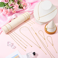 20Pcs Brass Cable Chain Bracelets & Necklaces Sets for Women&nbsp;SJEW-BM0001-03