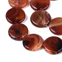 Dyed Natural Agate Beads Strands&nbsp;G-Q606-23F-A02
