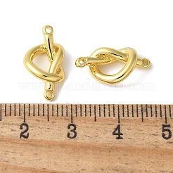 Brass Knot Connector Charms&nbsp;KK-S518-05G