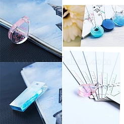 Geometrical Shape & Puzzle Piece Pendant Silicone Molds&nbsp;X-DIY-D076-03