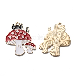 Autumn Theme Alloy Enamel Pendants&nbsp;FIND-I014-09LG