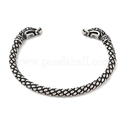 Viking 304 Stainless Steel Open Cuff Bangles for Men&nbsp;BJEW-U001-07E-G