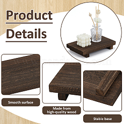 4Pcs Wooden Jewelry Display Pedestals&nbsp;ODIS-WA0001-05