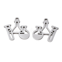 Non-Tarnish 201 Stainless Steel Charms&nbsp;STAS-Q240-042P