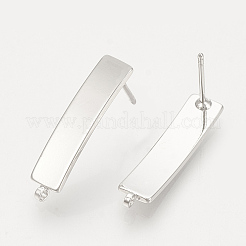 Brass Stud Earring Findings&nbsp;LS-X-KK-T029-11P