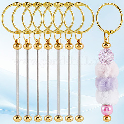 10Pcs Iron Bar Beadable Keychain Clasps&nbsp;AJEW-SC0003-89G
