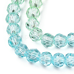 Transparent Glass Beads Strands&nbsp;X-GLAA-E036-07Y