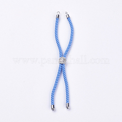 Nylon Twisted Cord Bracelet Making&nbsp;MAK-F018-03P-RS