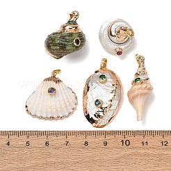 Natural Conch Shell Pendants&nbsp;SH-CBAB405-01KCG