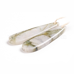 Natural Xiuyan Jade Pendants&nbsp;G-G827-03B