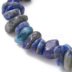 Natural Lapis Lazuli Chips Beaded Bracelet&nbsp;BJEW-JB09686-06
