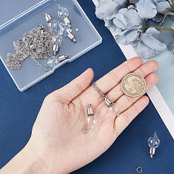 DIY Perfume Bottle Necklace Making Kit&nbsp;DIY-SC0020-71