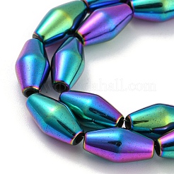 Electroplated Synthetic Non-magnetic Hematite Beads Strands&nbsp;G-Z032-B02-02D